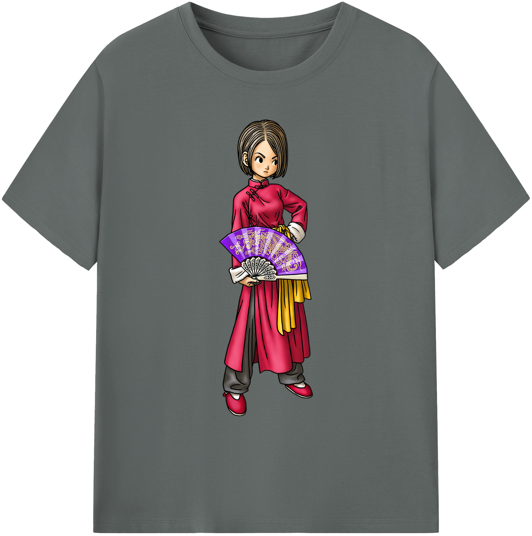 （画像用） ドラゴンクエスト Doragon Kuesuto Dragon Quest 綿100％ メンズ半袖Tシャツ｜肌触りやわらか＆通気性